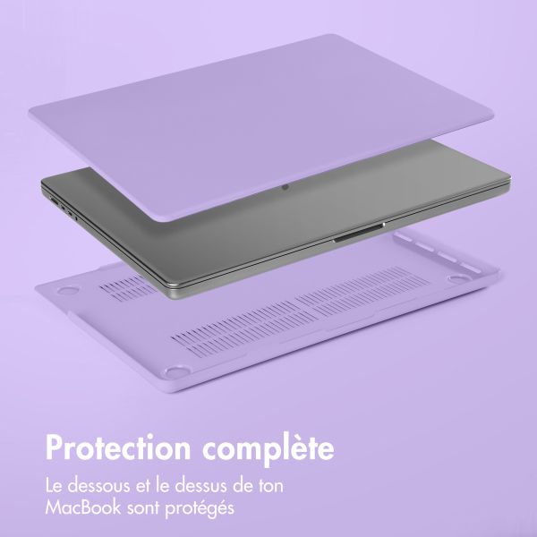 imoshion Coque rigide MacBook Air 13 pouces (2018-2020) - A1932 / A2179 / A2337 - Lavender Lilac