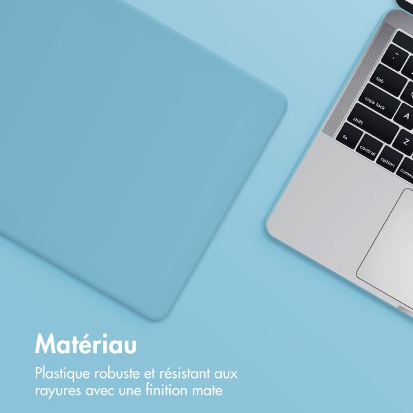 imoshion Coque rigide MacBook Air 15 pouces (2023) / Air 15 pouces (2024) M3 chip - A2941 / A3114 - Soft Blue