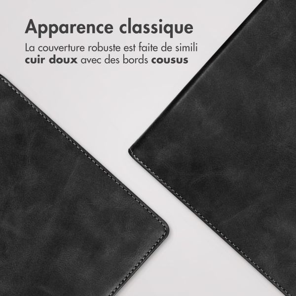 imoshion Étui de liseuse portefeuille avec strap et support Kobo Clara HD - Noir