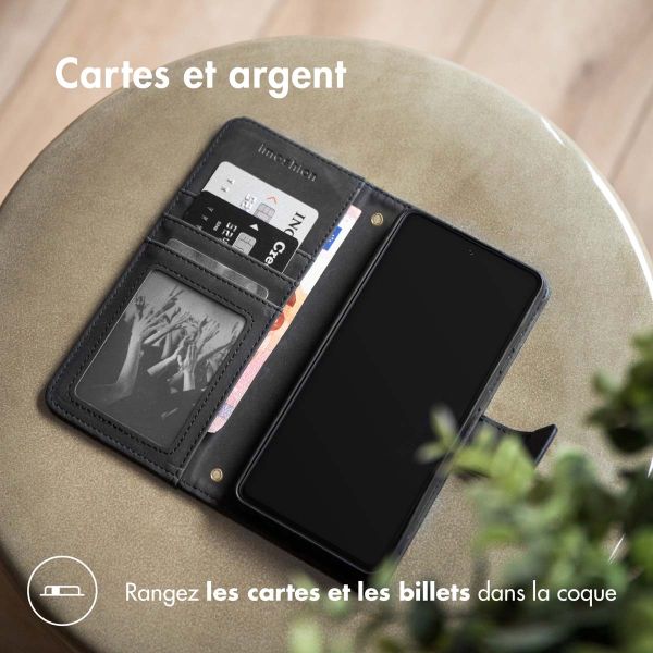 imoshion Etui de téléphone portefeuille avec cordon Samsung Galaxy S23 - Noir