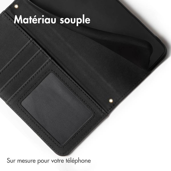 imoshion Etui de téléphone portefeuille avec cordon Samsung Galaxy A54 (5G) - Noir