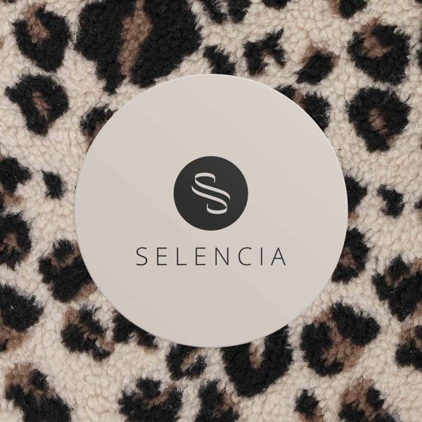 Selencia Pochette ordinateur Teddy 15-16 pouces - Leopard