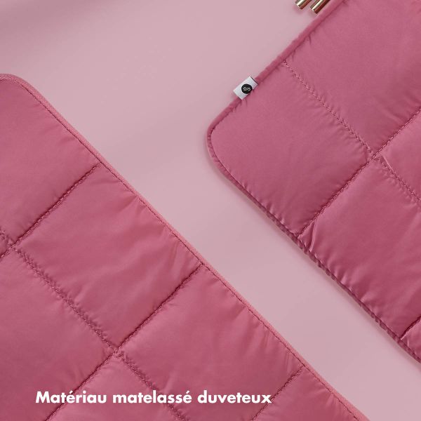 Selencia Pochette ordinateur Puffy 13-14 pouces - Magenta Fire