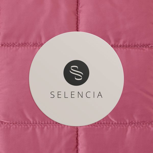 Selencia Pochette ordinateur Puffy 15-16 pouces - Magenta Fire