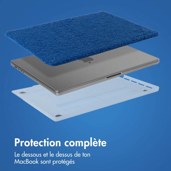 imoshion Teddy Hard Cover MacBook Air 13 pouces (2022) / Air 13 pouces (2024) M3 chip - A2681 / A3113 - Cobalt Blue