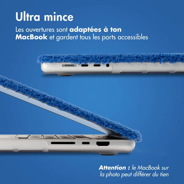 imoshion Teddy Hard Cover MacBook Air 13 pouces (2022) / Air 13 pouces (2024) M3 chip - A2681 / A3113 - Cobalt Blue