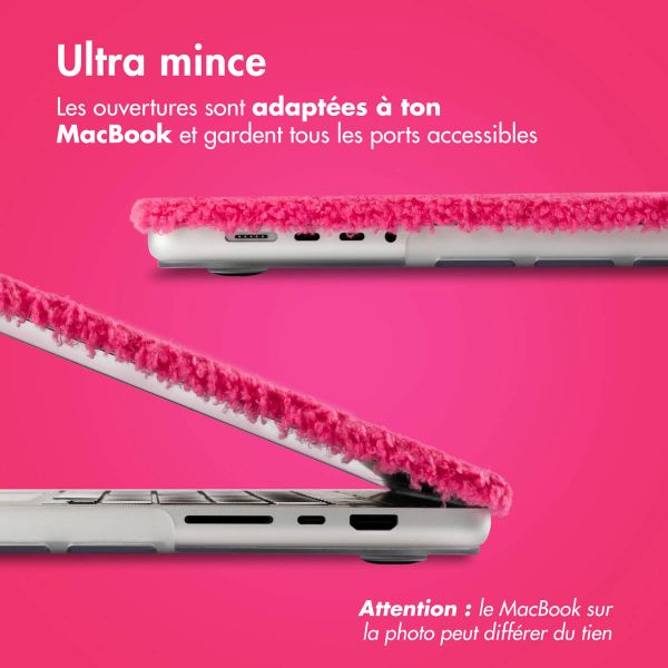 imoshion Teddy Hard Cover MacBook Pro 13 pouces (2020 / 2022) - A2289 / A2251 / A2338 - Hot Pink