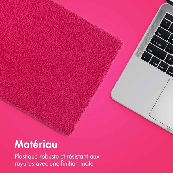 imoshion Teddy Hard Cover MacBook Pro 16 pouces (2021) / Pro 16 pouces (2023) M3 chip - A2485 / A2780 / A2991 - Hot Pink