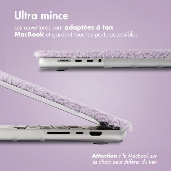 imoshion Teddy Hard Cover MacBook Pro 13 pouces (2020 / 2022) - A2289 / A2251 / A2338 - Lavender Lilac