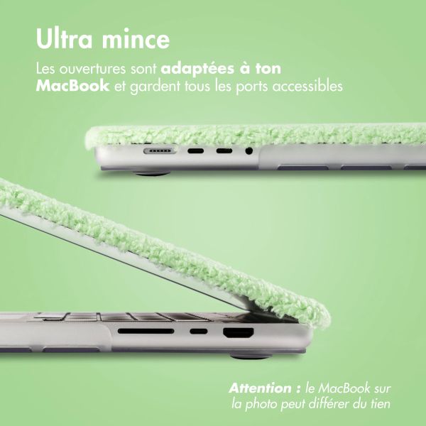 imoshion Teddy Hard Cover MacBook Pro 13 pouces (2020 / 2022) - A2289 / A2251 / A2338 - Matcha Green