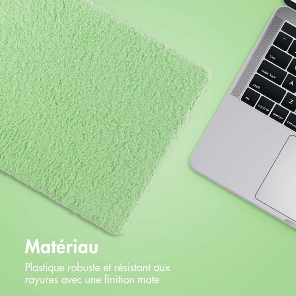 imoshion Teddy Hard Cover MacBook Pro 13 pouces (2020 / 2022) - A2289 / A2251 / A2338 - Matcha Green