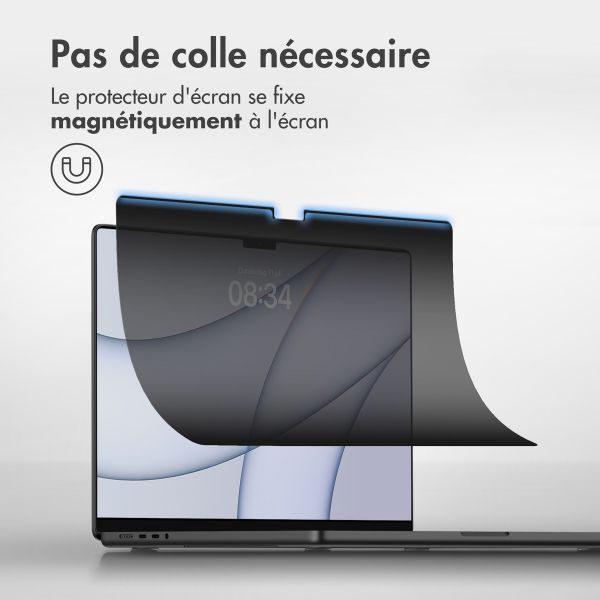 Accezz Protecteur d'écran de privacy magnétique MacBook Air 15 pouces (2023) / Air 15 pouces (2024) M3 chip - A2941 / A3114