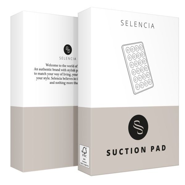 Selencia Pack de 2 Supports de téléphone à ventouse - Blanc