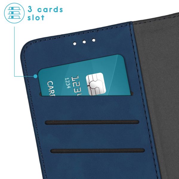 iMoshion Etui de téléphone de type portefeuille de luxe 2-en-1 amovible Samsung Galaxy S24 Plus - Bleu