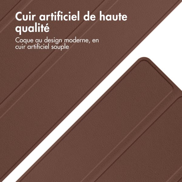 imoshion Coque tablette Design Trifold Xiaomi Redmi Pad - Brun