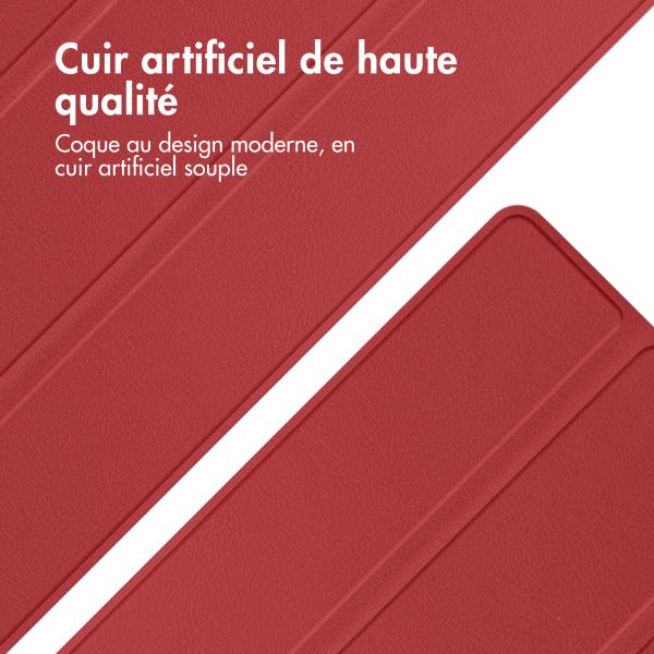 imoshion Coque tablette Trifold Realme Pad - Rouge