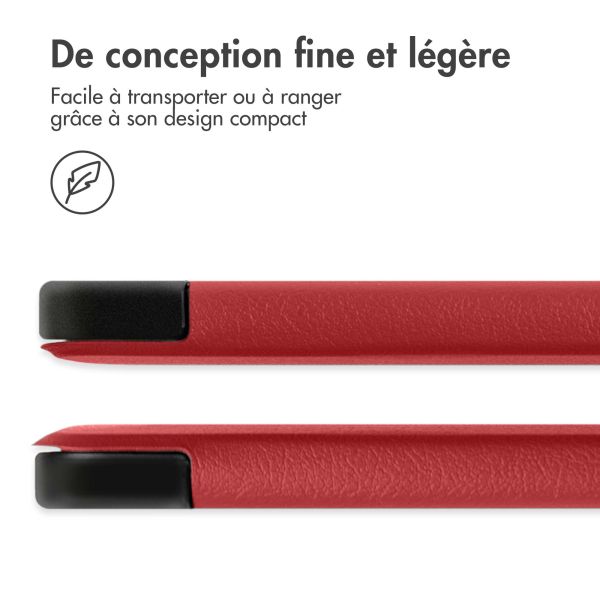 imoshion Coque tablette Trifold Nokia T10 - Rouge