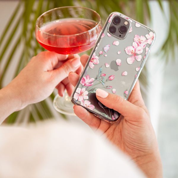 iMoshion Coque Design Samsung Galaxy A54 (5G) - Fleur - Rose