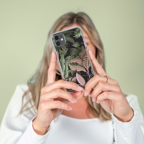 imoshion Coque Design OnePlus Nord 2 - Jungle - Vert / Rose