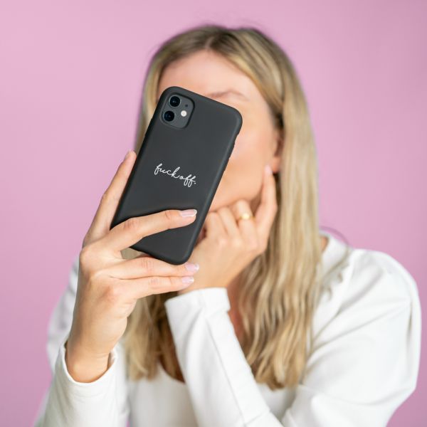 iMoshion Coque Design Samsung Galaxy A34 (5G) - Fuck Off - Noir