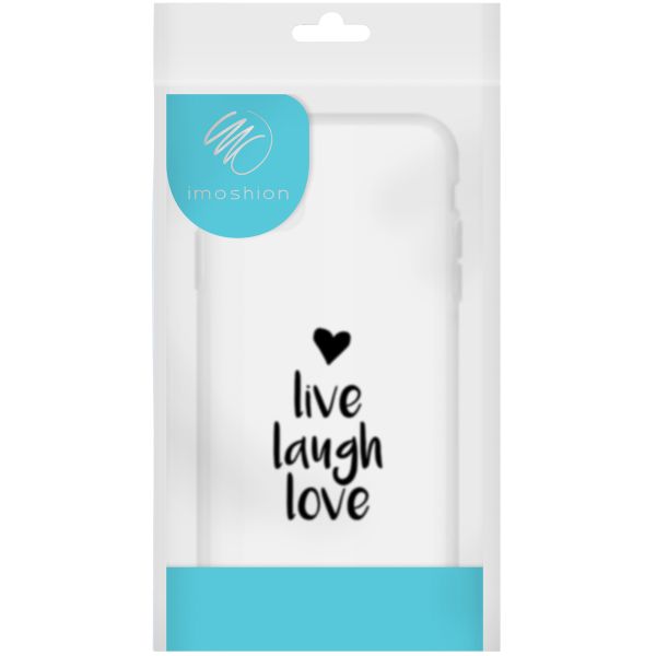 iMoshion Coque Design Motorola Moto E30 / E40 - Live Laugh Love 