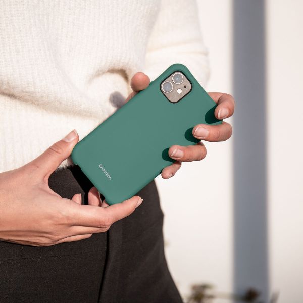 iMoshion Coque de couleur avec cordon amovible iPhone 14 Pro - Vert foncé