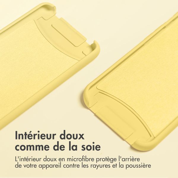 iMoshion Coque de couleur avec cordon amovible iPhone 13 Pro - Jaune