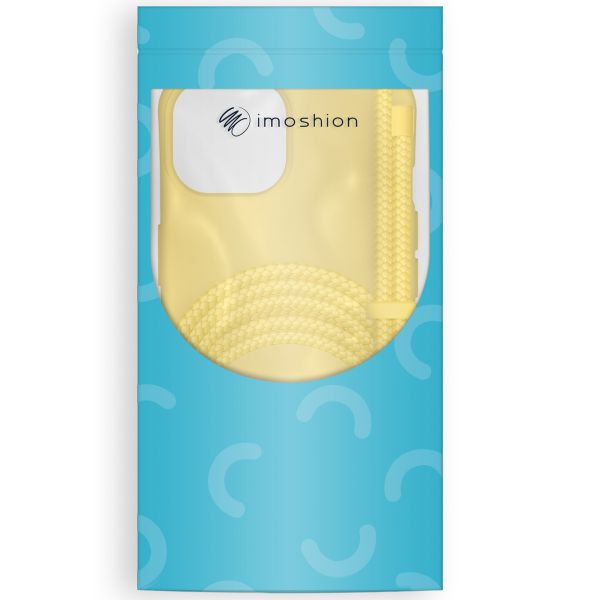 iMoshion Coque de couleur avec cordon amovible iPhone 12 (Pro) - Jaune