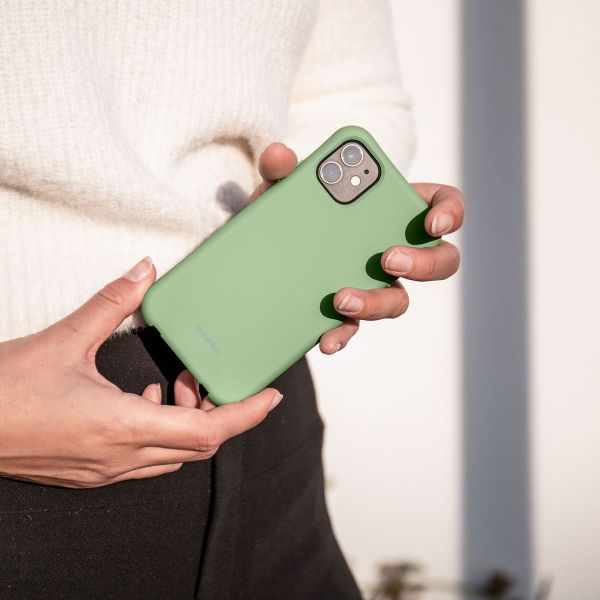 imoshion Coque de couleur avec cordon amovible iPhone 15 Pro - Vert