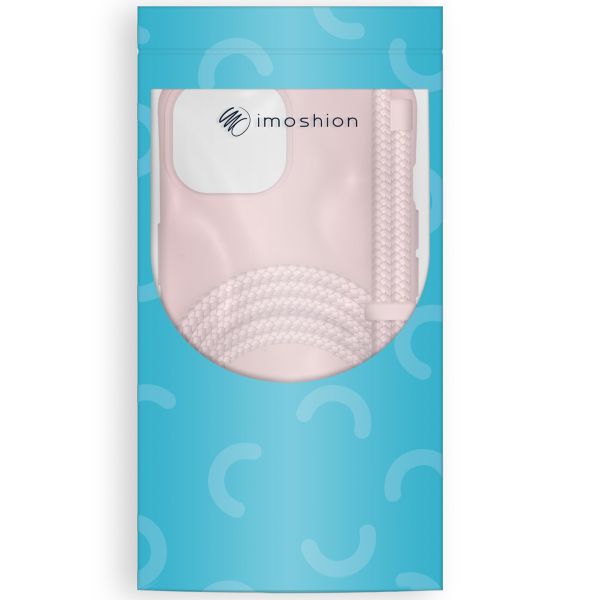 iMoshion Coque de couleur avec cordon amovible iPhone 15 Pro - Rose
