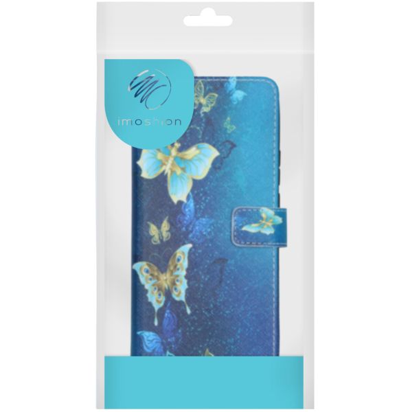iMoshion Coque silicone design Samsung Galaxy S23 Ultra - Blue Butterfly