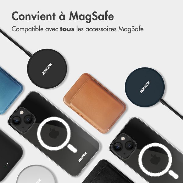 Accezz Coque Clear avec MagSafe pour l'iPhone 13 Pro - Transparent