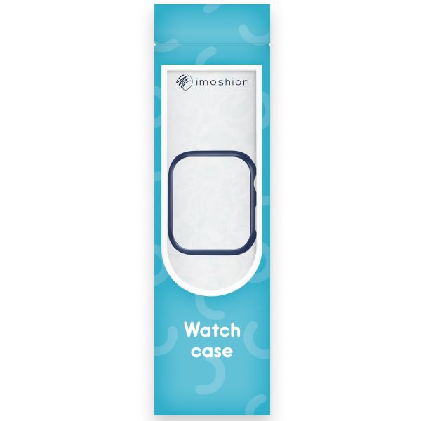 imoshion Coque rigide à couverture complète Apple Watch Series 7 / 8 / 9 - 45 mm - Bleu foncé