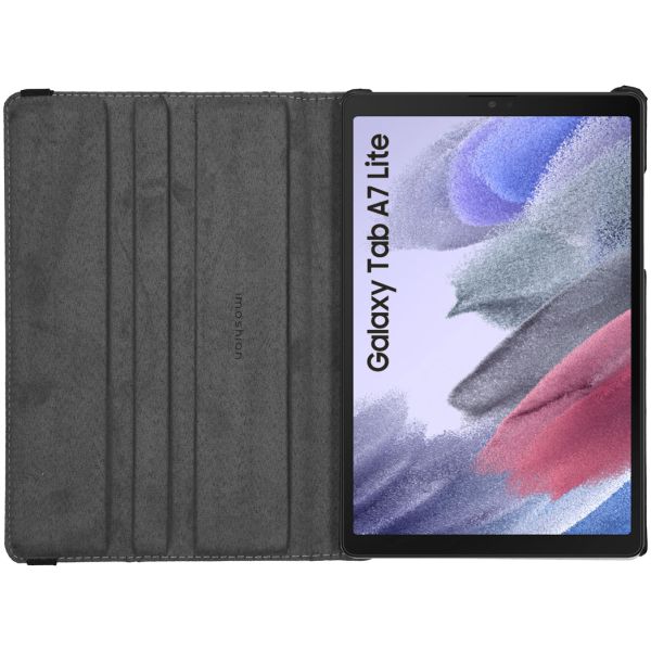 imoshion Coque tablette Design rotatif à 360° Galaxy Tab A7 Lite - Blossom Watercolor Black