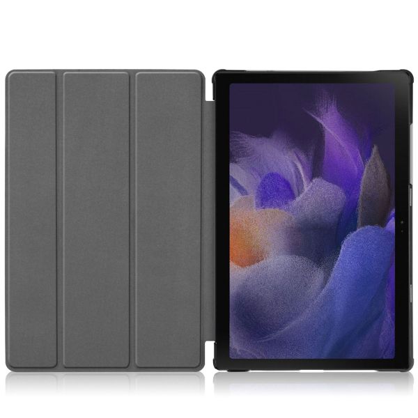 imoshion Coque tablette Design Trifold Samsung Galaxy Tab A8 - Black Marble