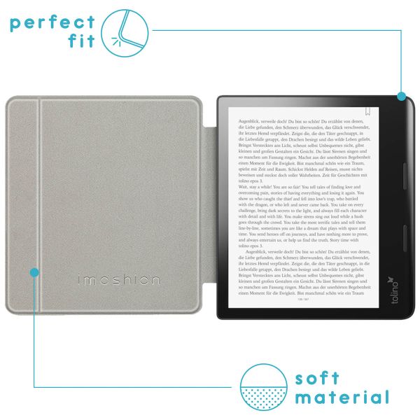 iMoshion Slim Hard Sleepcover avec support Kobo Sage / Tolino Epos 3 - Bleu clair