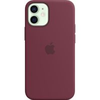 Apple Coque en silicone MagSafe iPhone 12 Mini - Plum