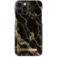 iDeal of Sweden Coque Fashion iPhone 12 (Pro) - Golden Smoke Marble