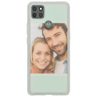 Concevez votre propre coque en gel Motorola Moto G9 Power - Transparent