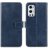 imoshion Étui de téléphone portefeuille Luxe OnePlus 9 Pro-Bleu foncé