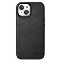 Woodcessories Coque Bio Leather MagSafe iPhone 15 - Noir