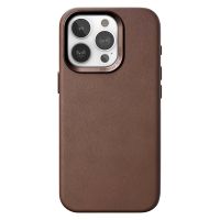 Woodcessories Coque Bio Leather MagSafe iPhone 15 Pro - Brun