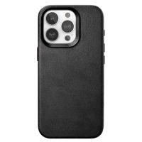 Woodcessories Coque Bio Leather MagSafe iPhone 15 Pro Max - Noir