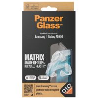 PanzerGlass ﻿Protection d'écran Matrix Recycled Ultra-Wide Fit Anti-bactérienne avec applicateur Samsung Galaxy A55