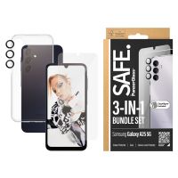 PanzerGlass ﻿Pack 3-en-1 Safe - Coque + protection d'écran + protection de caméra Samsung Galaxy A25 (5G)