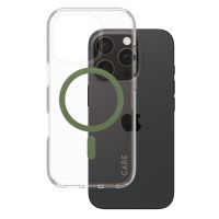 PanzerGlass Coque CARE Urban Combat MagSafe iPhone 16 Pro - Transparent / Vert