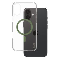 PanzerGlass Coque CARE Urban Combat MagSafe iPhone 16 Plus - Transparent / Vert