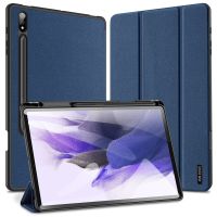 Dux Ducis Coque tablette Domo Samsung Galaxy Tab S9 11.0 pouces - Bleu foncé