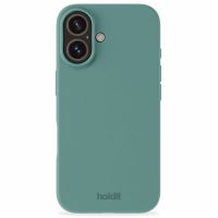 Holdit Coque Silicone iPhone 16 - Moss Green