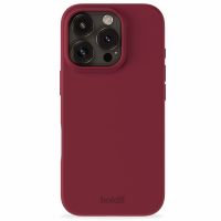 Holdit Coque Silicone iPhone 16 Pro Max - Red Velvet